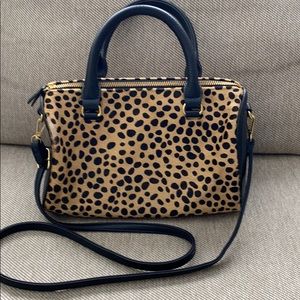 Anthropology animal print purse